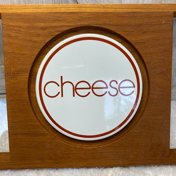 Goodwood Cheese Serving Board Tray Teak Wood Home Decor Mid Century Trivet 1970 - Picture 5 of 11